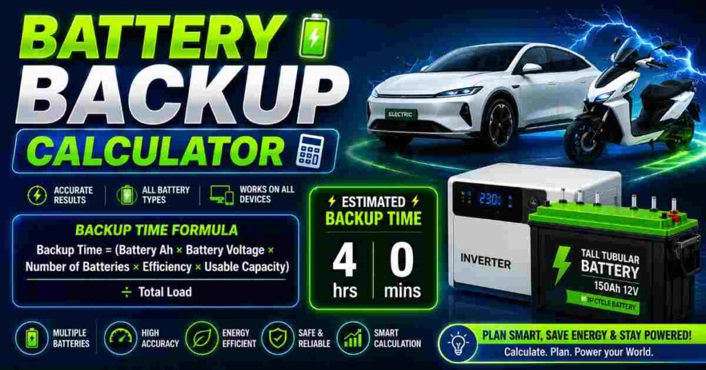Battery Backup Calculator