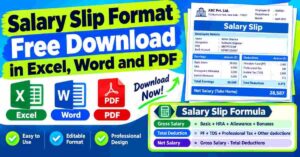 Salary Slip Format